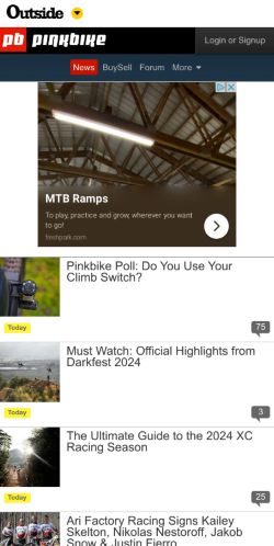 Mobile page screenshot