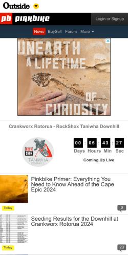 Mobile page screenshot