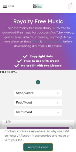 Mobile page screenshot
