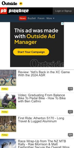 Mobile page screenshot