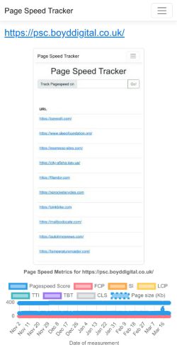 Mobile page screenshot