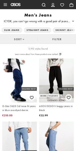 Mobile page screenshot