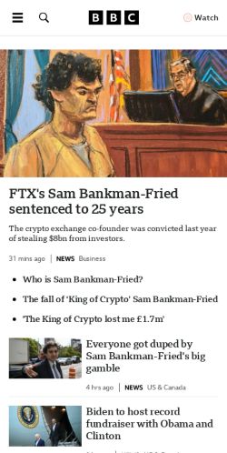 Mobile page screenshot