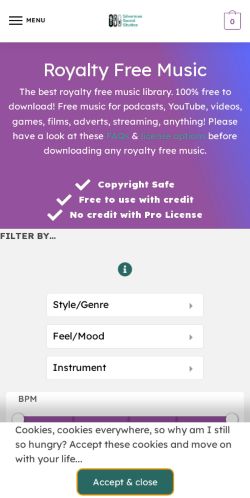 Mobile page screenshot