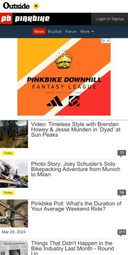 Mobile page screenshot