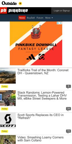 Mobile page screenshot