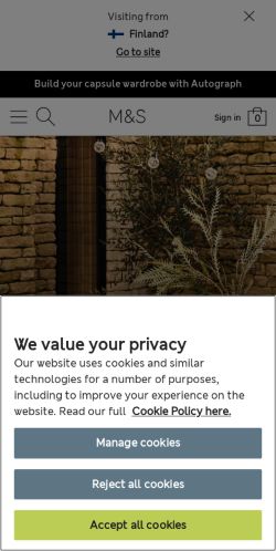 Mobile page screenshot
