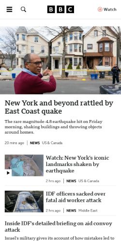 Mobile page screenshot