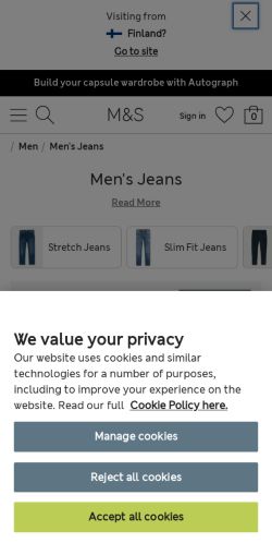 Mobile page screenshot