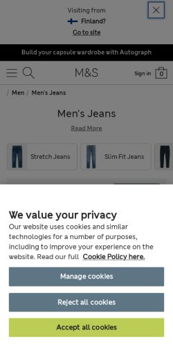 Mobile page screenshot