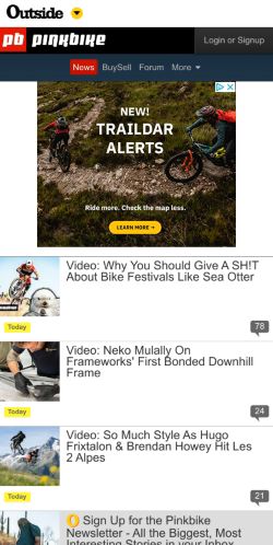 Mobile page screenshot