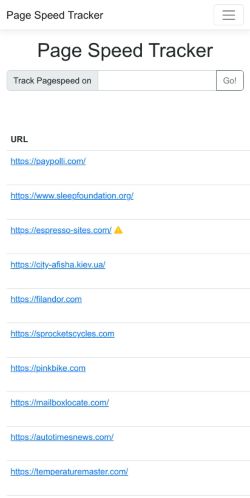 Mobile page screenshot