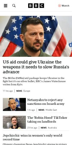 Mobile page screenshot