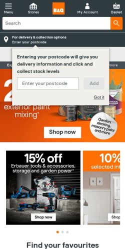 Mobile page screenshot