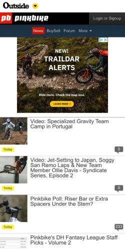 Mobile page screenshot
