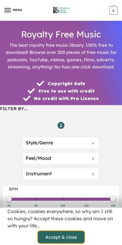 Mobile page screenshot