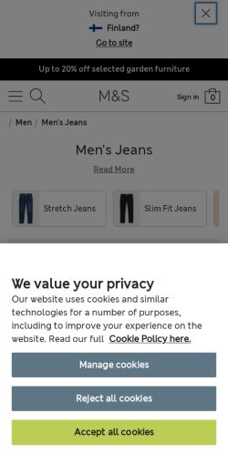 Mobile page screenshot