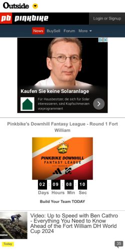 Mobile page screenshot