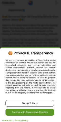 Mobile page screenshot