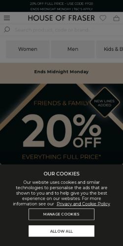 Mobile page screenshot