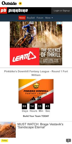 Mobile page screenshot