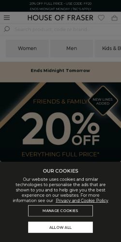 Mobile page screenshot