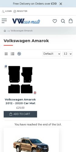 Mobile page screenshot