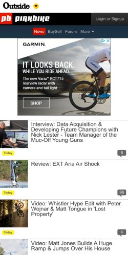 Mobile page screenshot