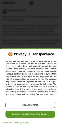 Mobile page screenshot