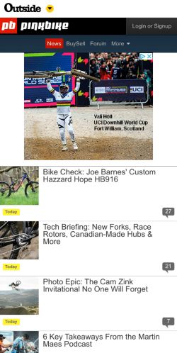 Mobile page screenshot