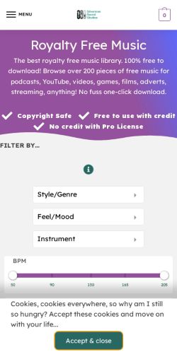 Mobile page screenshot