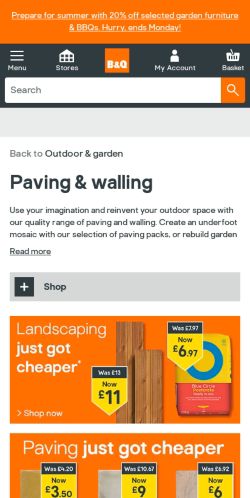 Mobile page screenshot