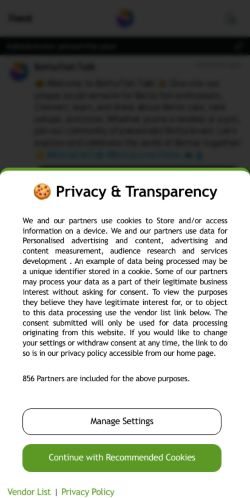 Mobile page screenshot