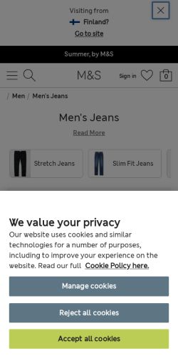 Mobile page screenshot