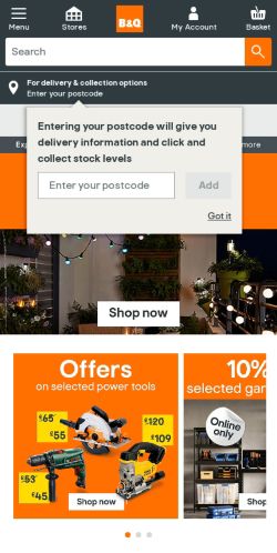 Mobile page screenshot