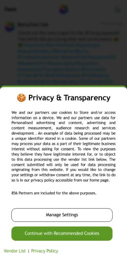 Mobile page screenshot