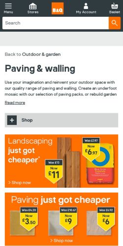 Mobile page screenshot