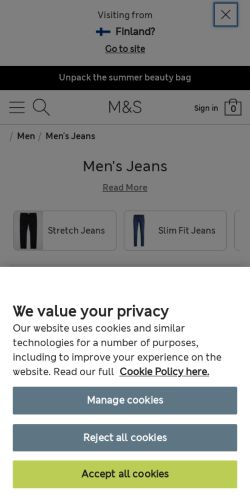 Mobile page screenshot