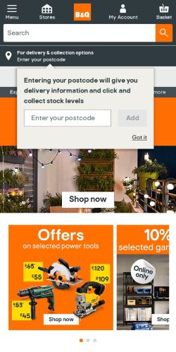 Mobile page screenshot