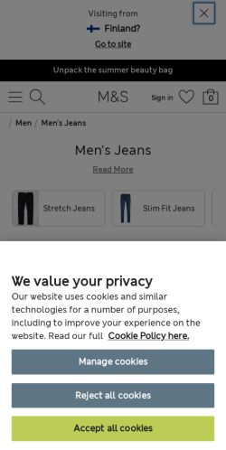 Mobile page screenshot