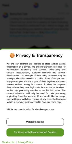 Mobile page screenshot