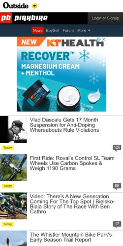 Mobile page screenshot