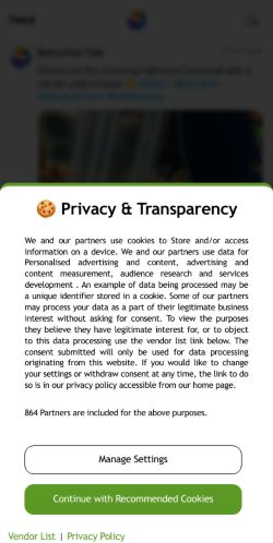 Mobile page screenshot