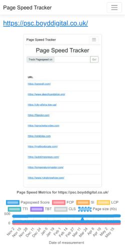 Mobile page screenshot