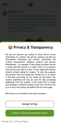 Mobile page screenshot