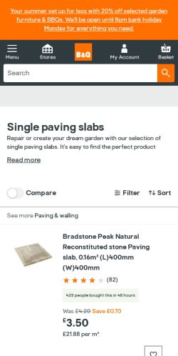 Mobile page screenshot