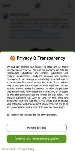 Mobile page screenshot