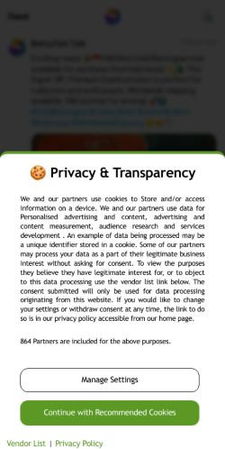 Mobile page screenshot