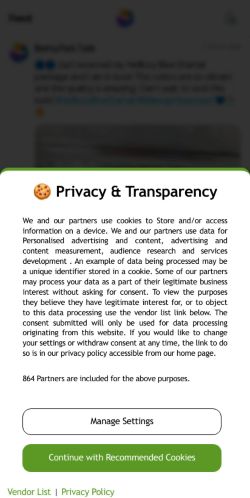 Mobile page screenshot