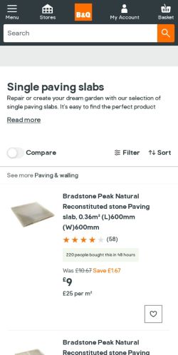Mobile page screenshot